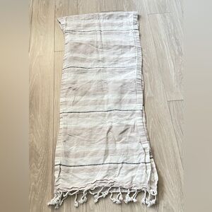 Hearth & Hand Striped Neutral Table Runner